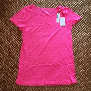 J Crew Vintage Cotton T-shirt  Bright Pink M